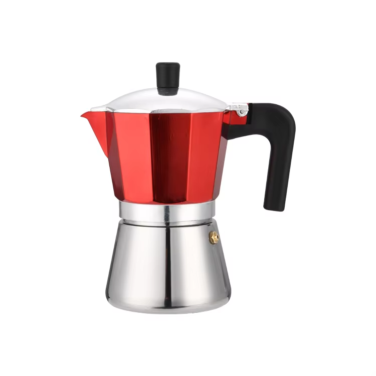 Professional Manufacture Cheap 406 Stainless Steel Base Espreso Stovetop Coffee Maker Moka Pot For Home