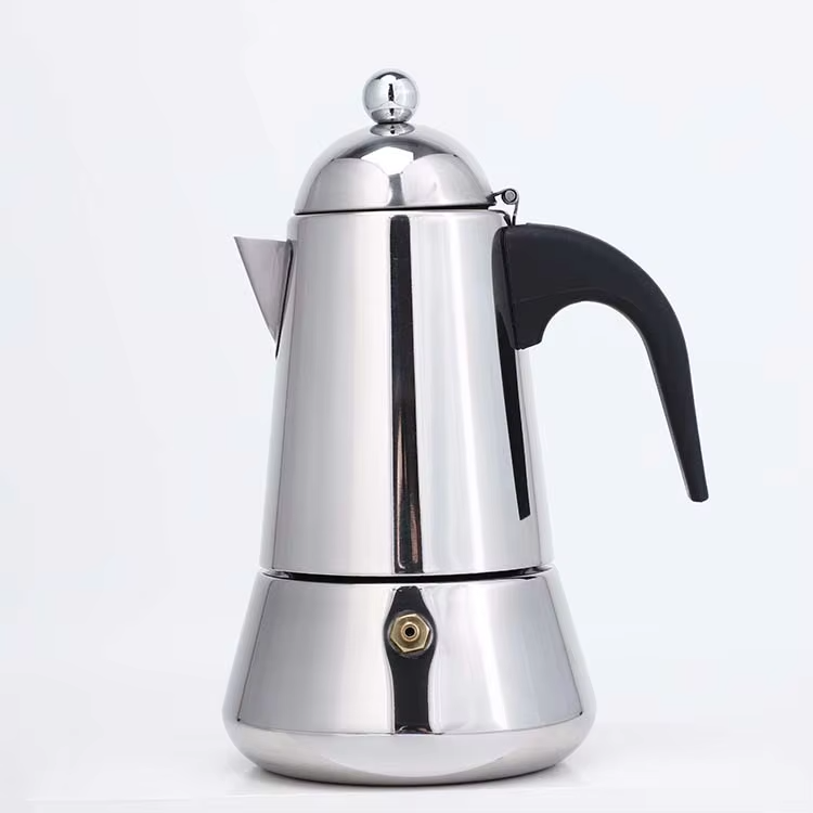 New hot sale espresso 2/4/6cups coffee maker italian coffee stainless steel moka pot