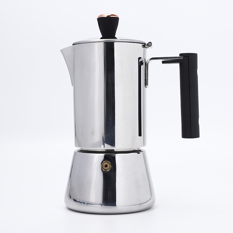 Amazon Hot Selling Moka Pot Induction Espresso Coffee Maker 6 Cup Coffee Mocha pot