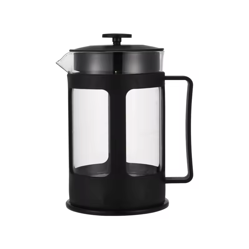 304 Grade Stainless Steel French Press Coffee Maker 34 Ounce with 4 Level Filtration System Glass French Coffee Press