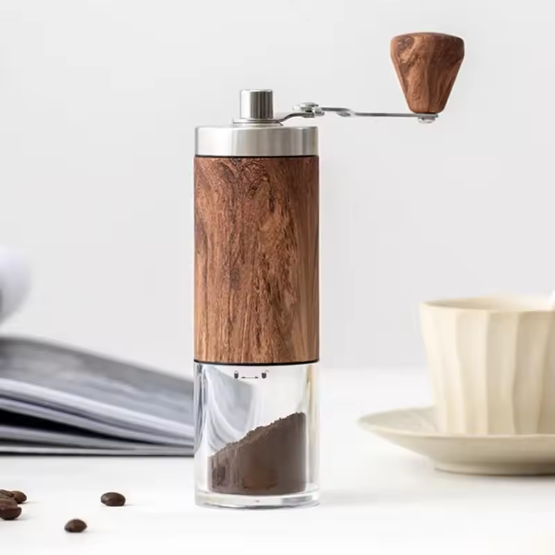 Hot sale Manual Coffee Grinder Conical Burr Mill With Adjustable Setting Portable Hand Crank Coffee Grinder